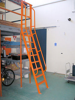 New step ladder installed